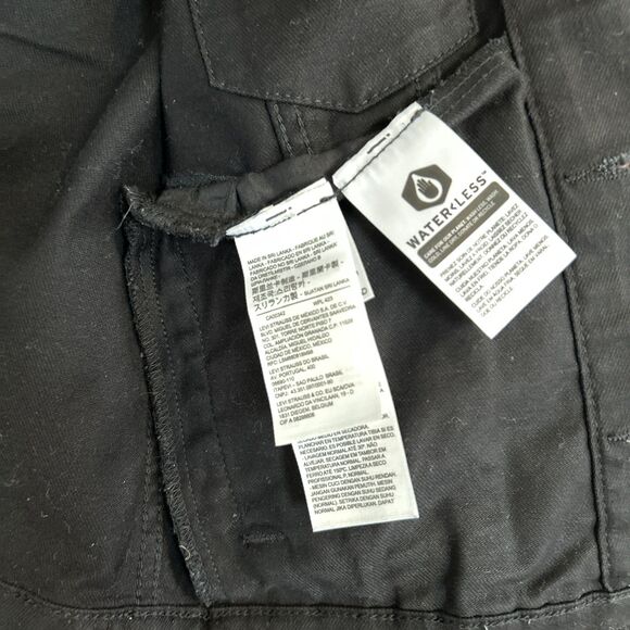 Levi's Women's Original Trucker Jacket Black Slim Fit Denim 299450038 Sz S - Picture 7 of 9